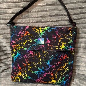 Sublime Miscellany Colorful Splatter Print Shoulder Bag